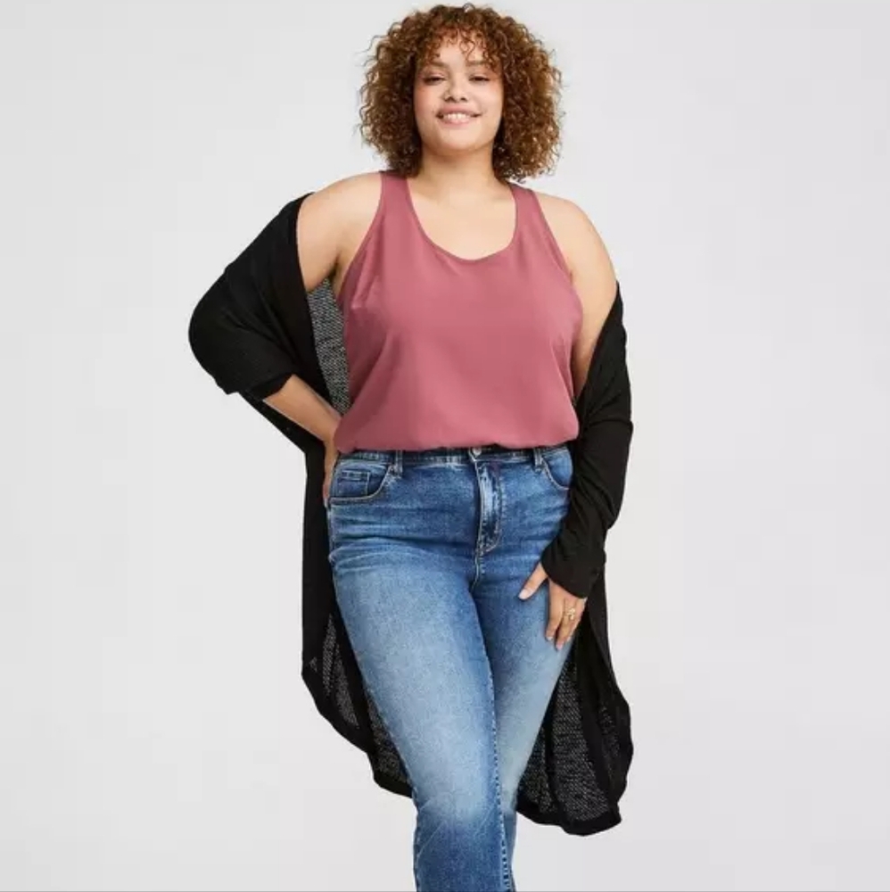 Cute Torrid Challis Hi-low Tank Top